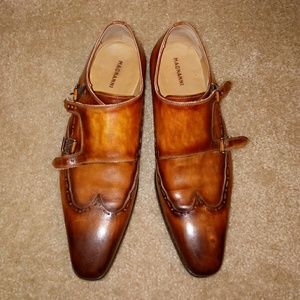 Magnanni Monk Strap Shoes